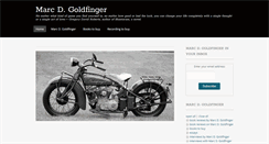 Desktop Screenshot of marcdgoldfinger.outlawpoetry.com